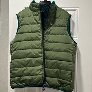J. Crew Crewcuts Green Reversable Vest